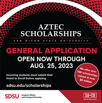 Aztec Scholarships open through Aug 25