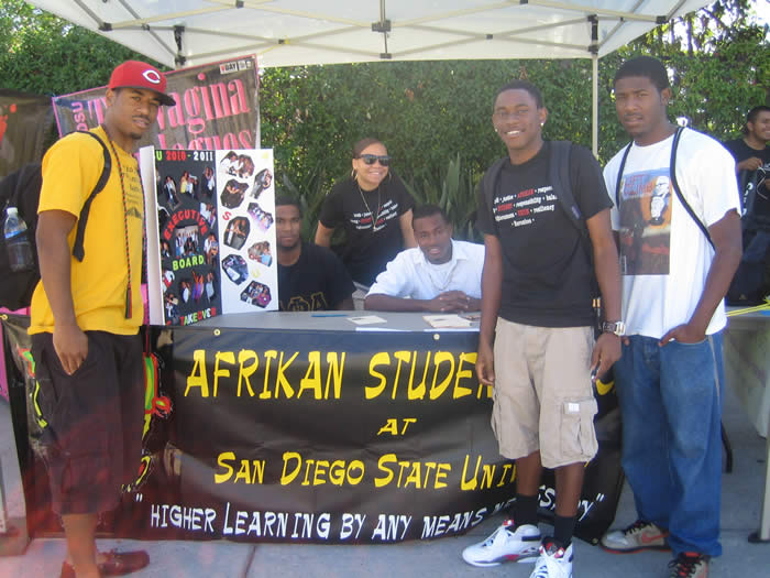 student org photo of Afrikan Studies group